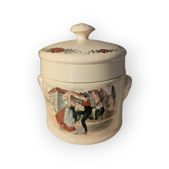 Sarreguemines Obernai Foie Gras Terrine Alsatian France Antique - Picture 2 of 11